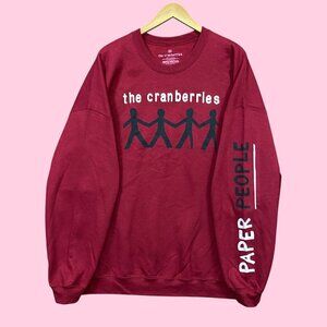 The Cranberries Paper People Rock Band Oversized Crewneck Sweater 3X